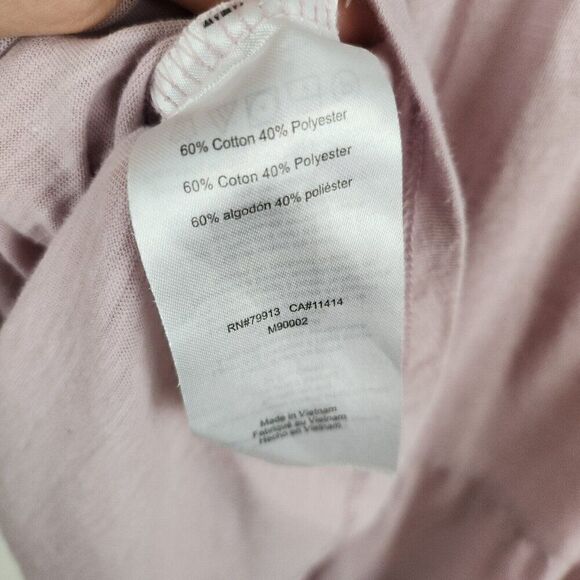 Jessica Simpson Lavender Long Sleeve Knit Tiered Swing Nursing Top size M - Picture 6 of 6